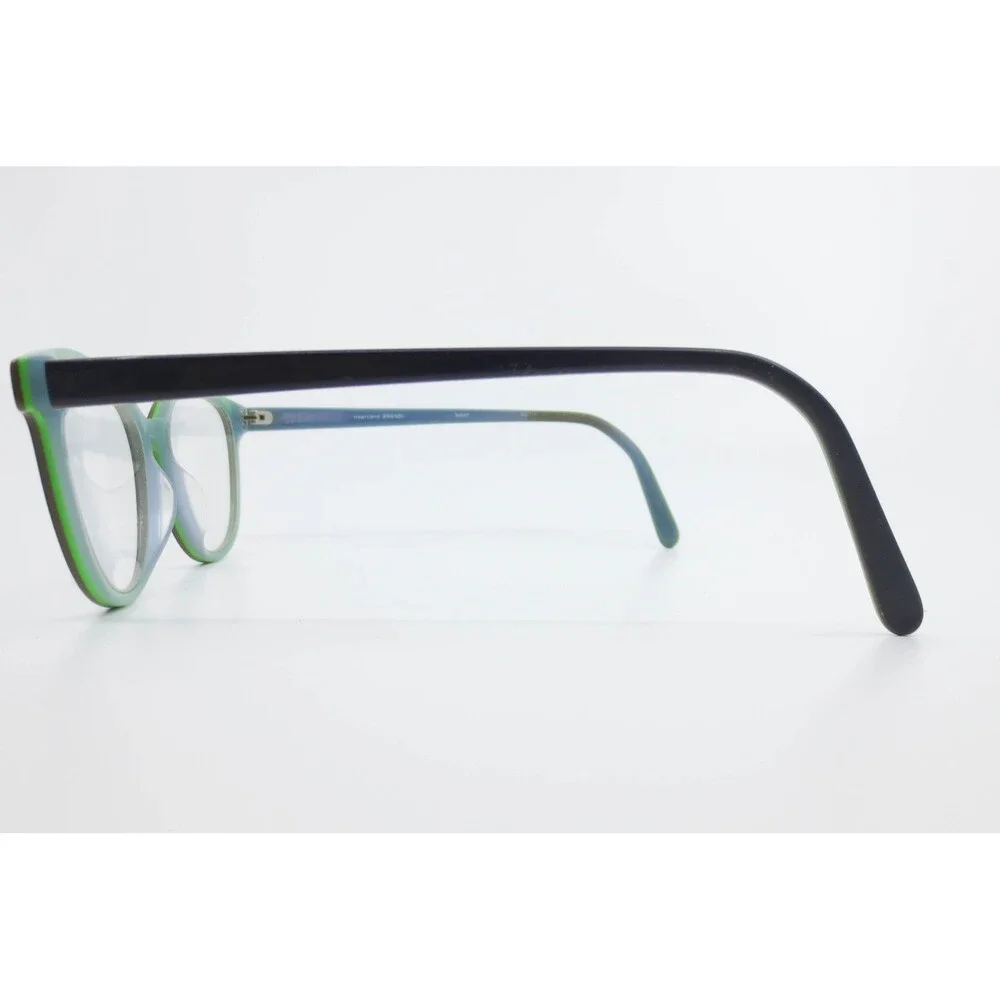 Heartland Brandi Eyeglasses Navy Blue Green Cat Eye Frames 52-16-135 38978